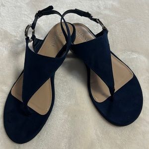 Alfani step flex sandals navy 6.5